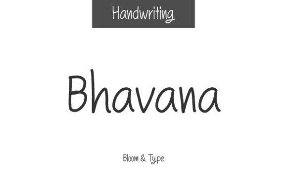 Bhavana: The Handwritten Font That Elevates Your Brand