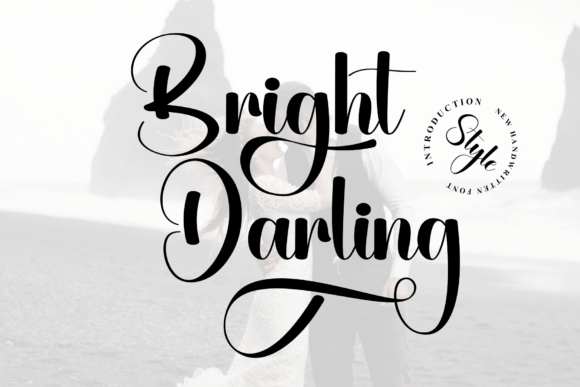 Bright Darling: A Script Font for Campaign Creativity