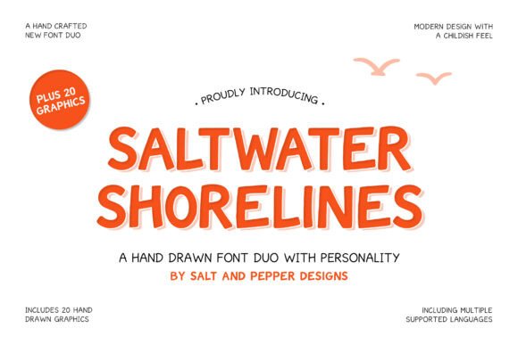 Bringing Seaside Charm to Your Craft with Saltwater Shorelines Duo