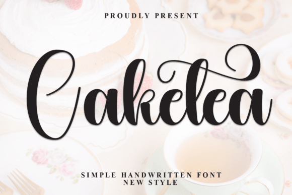 Caketea: A Script Font That Elevates Digital Branding