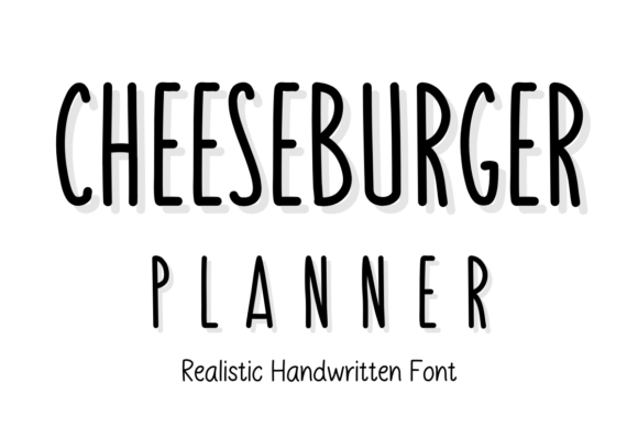 Cheeseburger Planner: A Font for Bold Digital Storytelling