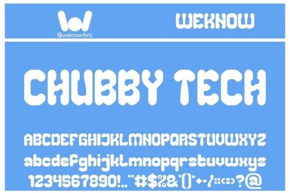 Chubby Tech: The Font That Elevates Your Brand