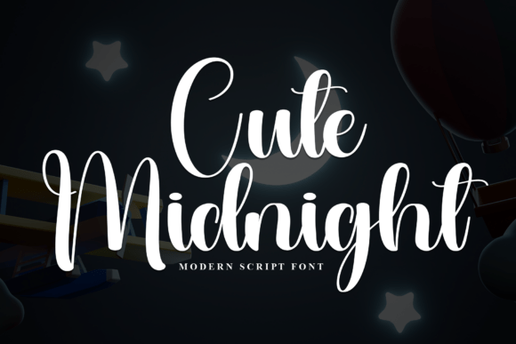 Cute Midnight Font: A Delightful Addition to Editorial Design