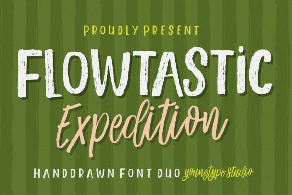 Flowtastic Expedition: A Font for Adventurous Campaigns