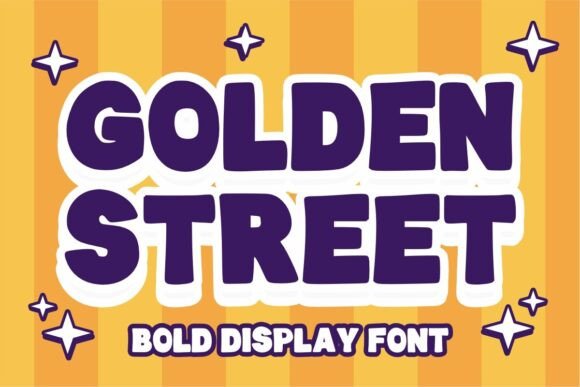 Golden Street: A Display Font for Digital Branding and Web Design