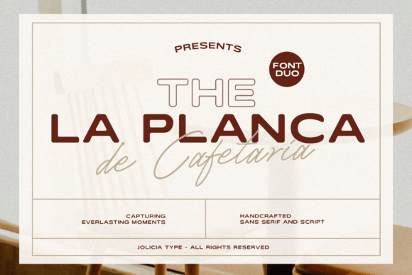 La Planca De Cafetaria: A Font That Elevates Your Brand