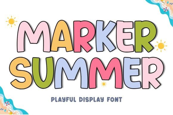 Marker Summer: A Versatile Display Font for Editorial Design