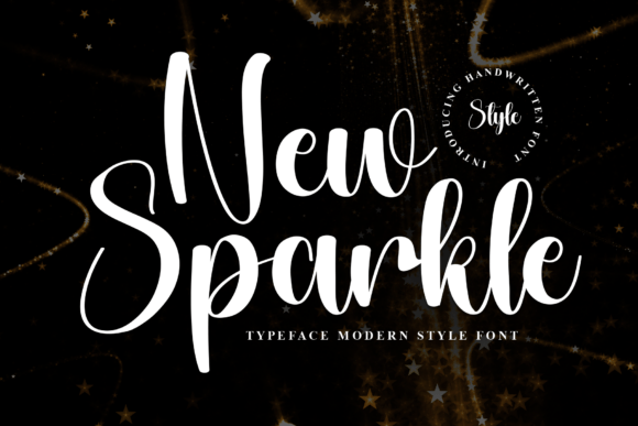 New Sparkle: A Script Font with Artistic Elegance