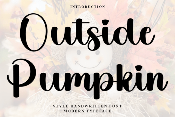 Outside Pumpkin: A Script Font with a Warm, Readable Presence