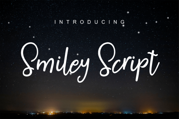Smileyscript: A Warm Script Font for Branding and Design