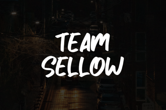 Team Sellow: A Font That Fits the Brand