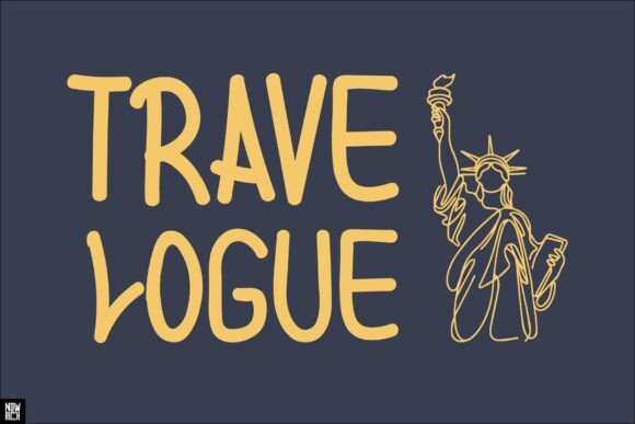 Travelogue: A Handwritten Font for Digital Design